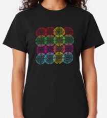 Intersecting circles - Colorful - Striped - Doppler effect Classic T-Shirt