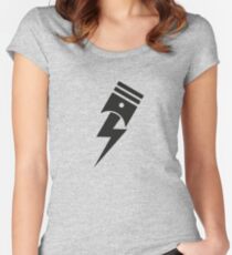 Bolt Piston Women's Fitted Scoop T-Shirt