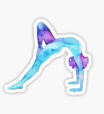 Yoga wheel of life Sticker