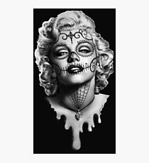 Marilyn Monroe Sugar Skull Photographic Print