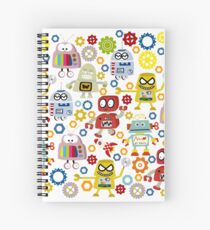 Robot Spiral Notebook