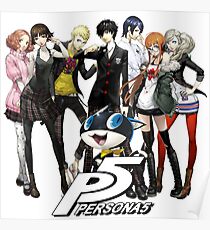 Persona 5 characters Poster