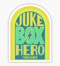 Foreigner Juke Box Hero Sticker