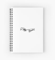 Creation Of Adam Spiral Notebook