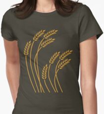 Wheat Women's Fitted T-Shirt