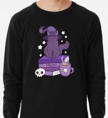 Feline Familiar 02 // Schwarz Leichter Pullover