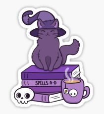 Feline Familiar 02 // Black Sticker