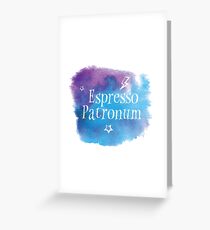 Espresso Patronum Greeting Card