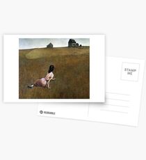 Christina's World- Andrew Wyeth Postcards