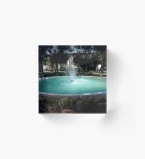 The fountain Acrylic Block