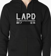 LAPD Zipped Hoodie