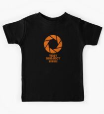 Test Subject -orange- Kids Tee