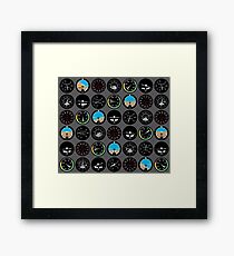 Flight Instruments Framed Print
