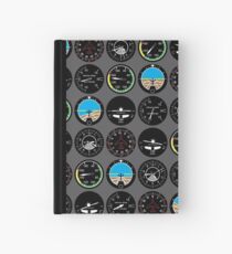 Flight Instruments Hardcover Journal