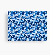 bape camouflage Canvas Print