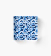 bape camouflage Acrylic Block