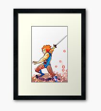 Lion-OH! Framed Print
