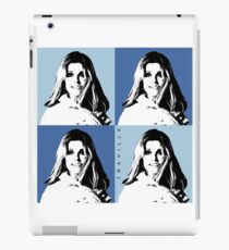 Sharon Tate Robe Warhol Blue iPad Case/Skin