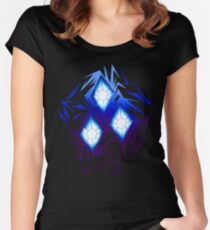 Shards of Rarity's Cutiemark Women's Fitted Scoop T-Shirt