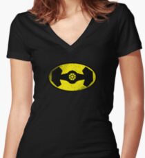 The Darth Knight Women's Fitted V-Neck T-Shirt