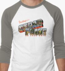 Greetings from Cedar Point on Lake Erie Men's Baseball ¾ T-Shirt