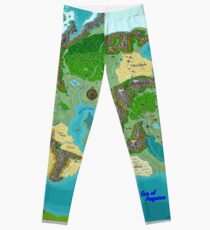 SOLAR Map of the Sutherlands Full Color Leggings