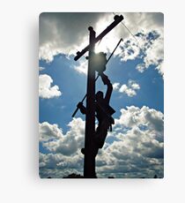 Rusty the Lineman Canvas Print