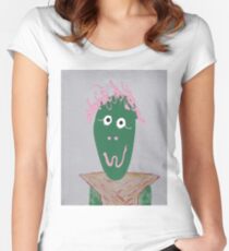 Extra-terrestre- Martin Boisvert - Faces à flaques T-shirt échancré