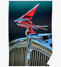 1933 Franklin Olympic Hood Ornament -030c Poster