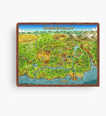 Lienzo Mapa de Stardew Valley