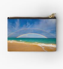Double Rainbow Baldwin Beach Studio Pouch