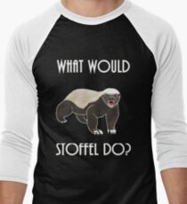 Was würde Stoffel tun? Baseballshirt mit 3/4-Arm