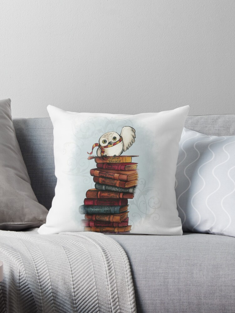 hedwig plush pillow