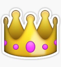 Emoji Crown Sticker