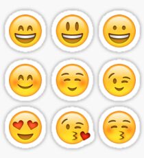 Smilies Emoji (Packung A) Sticker