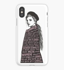 Emma Watson Feminism Design iPhone Case