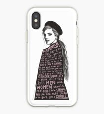 Vinilo o funda para iPhone Emma Watson Feminism Design
