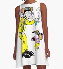 Breaking Bad Cowardly Dog A-Line Dress