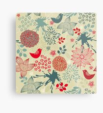 Cute Doodle Pattern Metal Print