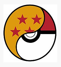Dragon Ball x Pokemon Photographic Print