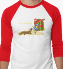 Platypus and Christmas Gifts Men's Baseball ¾ T-Shirt