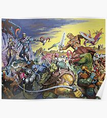 Retro Universe War Poster