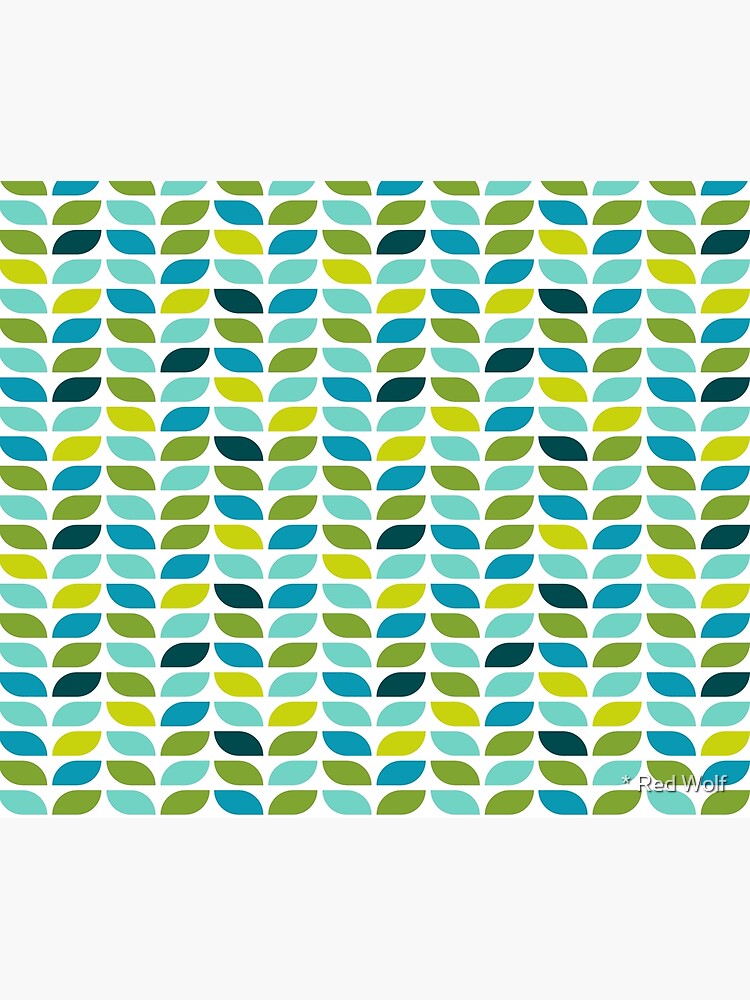 Geometric Pattern: Leaf: Spring by redwolfoz