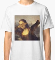 Camiseta clásica Mona Lisa Dab Meme