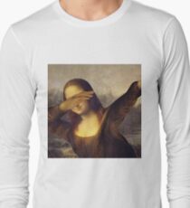 Camiseta de manga larga Mona Lisa Dab Meme