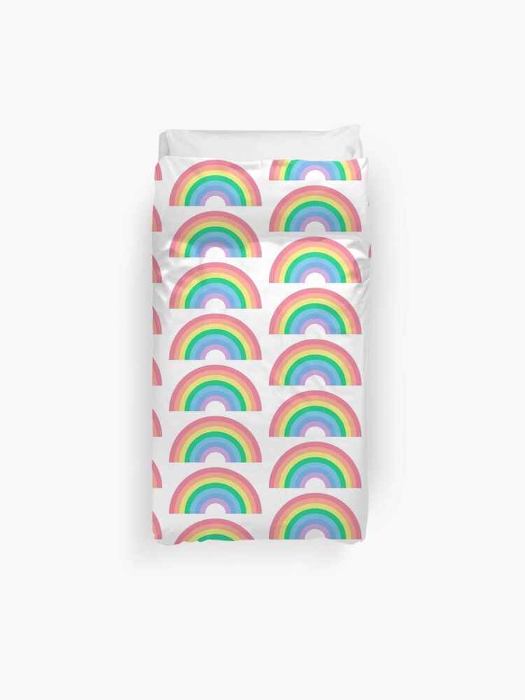 Pastel Rainbow Duvet Cover By Designs111 Redbubble