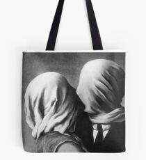 The Lovers Magritte Tote Bag