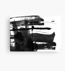 Black #abstract Canvas Print