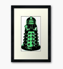 Dalek - Green Framed Print