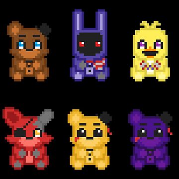 FNaF 2 Withered Pack Pin for Sale by BoombaClap